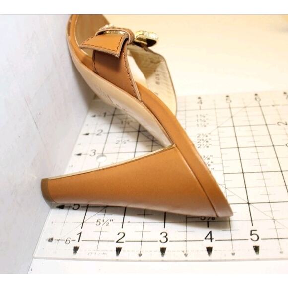 Vicini Giuseppe Zanotti NEW Italy Made Womens 8 B 38 Leather Heeled Thongs Shoes - Picture 10 of 14